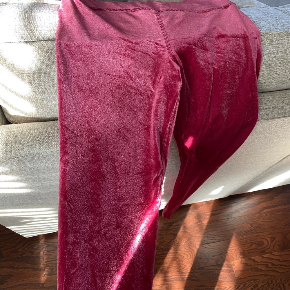 Athleta Elation velvet tights